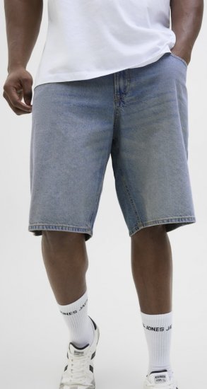 Jack & Jones Alex Original SQ171 Shorts Blue Denim - Shorts - Grote Maten Korte Broeken Heren