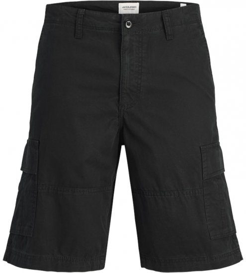 Jack & Jones Cole Mateo Cargo Shorts Black - Shorts - Grote Maten Korte Broeken Heren