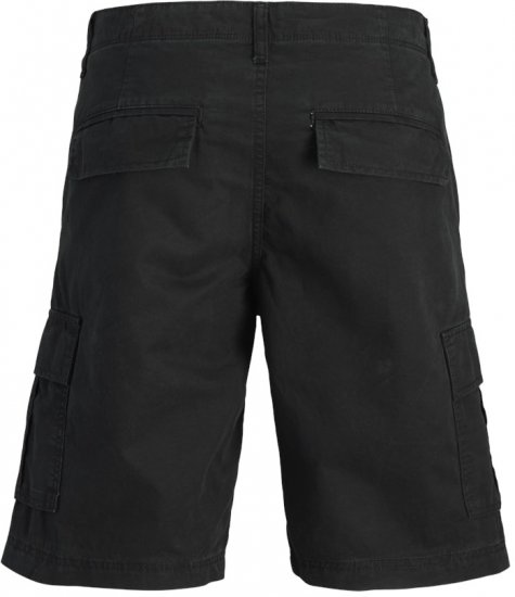 Jack & Jones Cole Mateo Cargo Shorts Black - Shorts - Grote Maten Korte Broeken Heren