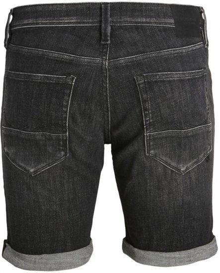 Jack & Jones RICK FOX SHORTS GE 245 Shorts Black Denim - Shorts - Grote Maten Korte Broeken Heren