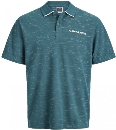 Jack & Jones Logan Polo Shirt Deep Teal - Polo shirts - Grote Maten Poloshirts Heren