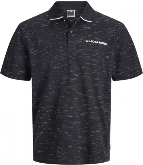 Jack & Jones Logan Polo Shirt Black - Polo shirts - Grote Maten Poloshirts Heren