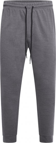 Kam Jeans 240 Textured Interlock Jog Pants Charcoal - Joggingbroeken & shorts - Joggingbroeken & Shorts Heren Grote Maten