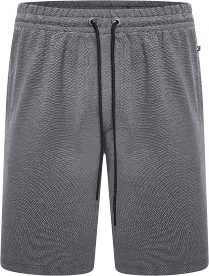 Kam Jeans 3317 Textured Interlock Shorts Charcoal - Joggingbroeken & shorts - Joggingbroeken & Shorts Heren Grote Maten