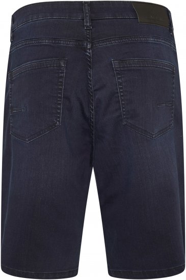 Kam Jeans NUNEZ2 Knitted Denim Stretch Shorts Dark Navy - Shorts - Grote Maten Korte Broeken Heren