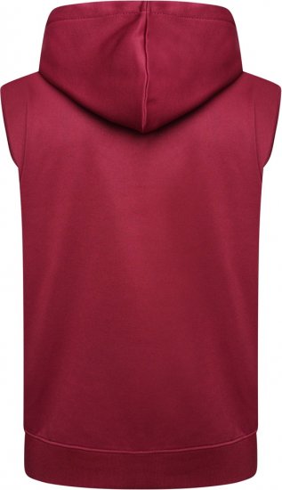 Kam Jeans TS006 Retro Pannelled Tracky Set (Shorts/Sleeveless Hoodie) Red - Trainingspakken - Grote Maten Trainingspakken Heren