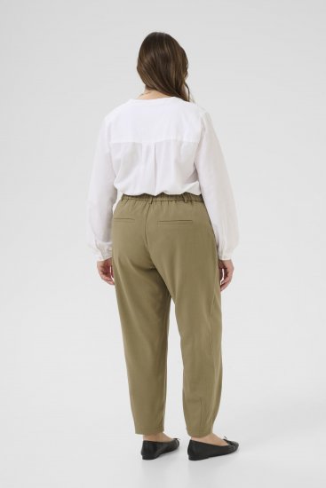 Kaffe Curve Nana Overhemd met lange mouw Wit - Blouses & tunieken - 