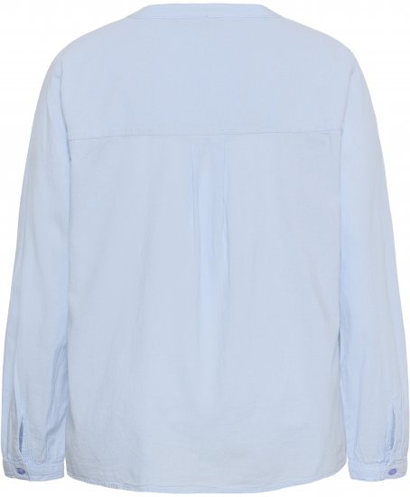 Kaffe Curve Nana Overhemd met lange mouw Blauw - Blouses & tunieken - 