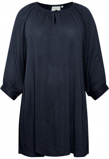 Kaffe Curve Ami 3/4 mouw Tuniek Midnight marine - T-shirts - 