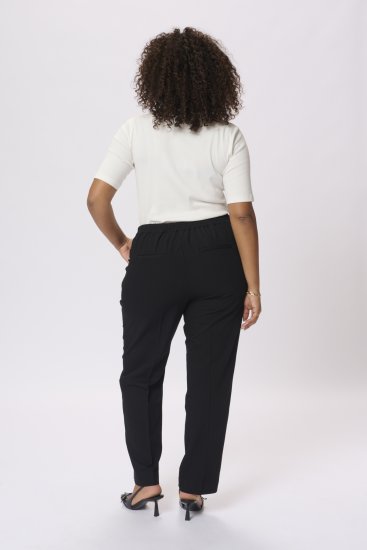 Kaffe Curve Sakira Lange broek Diepzwart - Jeans & Broeken in Grote Maten – Plus Size - 