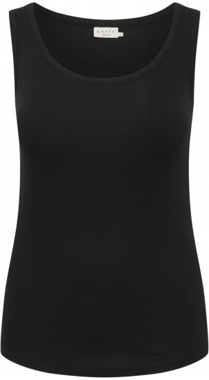 Kaffe Curve Carina Tanktop Diepzwart - T-shirts - 