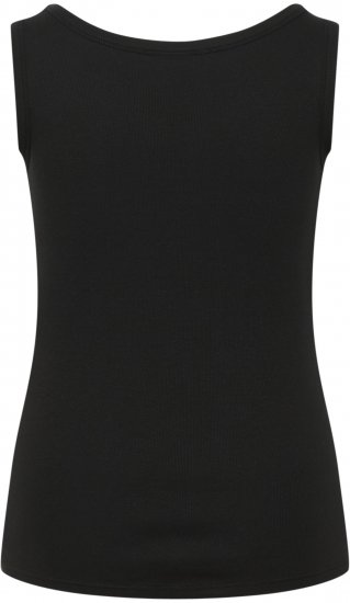 Kaffe Curve Carina Tanktop Diepzwart - T-shirts - 