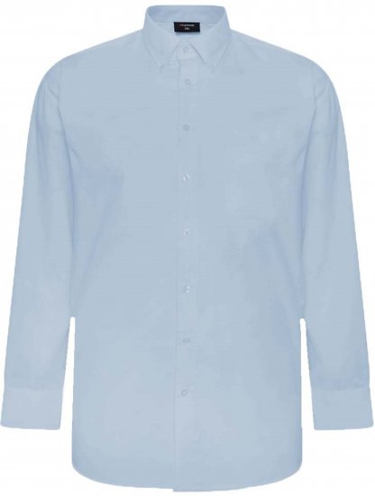 Espionage SH150 Plain Long Sleeve Shirt Blue - Overhemden met lange mouwen - 