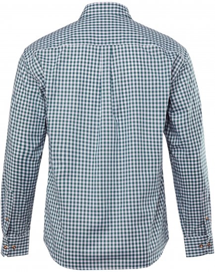 JP1880 Shirt Checked Traditional Long Sleeve Jade - Feestkleding - Feestkleding – Vier in stijl en comfort