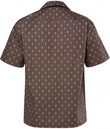 JP1880 Boxy Cuba Short Sleeve Shirt Brown - Hemden - Overhemden Grote Maten Heren
