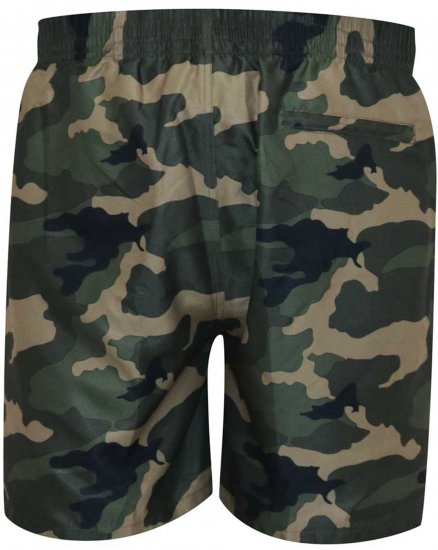 D555 Kody Camo Printed Swimshorts Khaki - Zwembroeken - Grote Maten Zwembroeken Heren