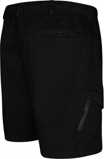 Espionage LW166 Cargo Shorts Black - Shorts - Grote Maten Korte Broeken Heren