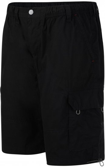 Espionage ST042 Cargo Shorts Black - Shorts - Grote Maten Korte Broeken Heren