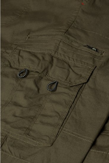 Espionage ST042 Cargo Shorts Olive - Shorts - Grote Maten Korte Broeken Heren