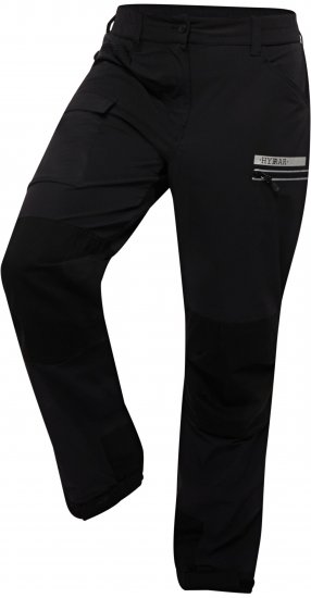 Ulla Popken HYPRAR Multifunctional Durable Inset Trekking Pants Black - Jeans & Broeken in Grote Maten – Plus Size - 