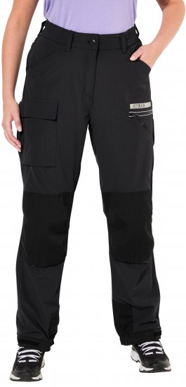 Ulla Popken HYPRAR Multifunctional Durable Inset Trekking Pants Black - Jeans & Broeken in Grote Maten – Plus Size - 
