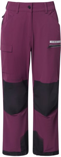 Ulla Popken HYPRAR Multifunctional Durable Inset Trekking Pants Dark Cherry Dark Cherry - Jeans & Broeken in Grote Maten – Plus Size - 