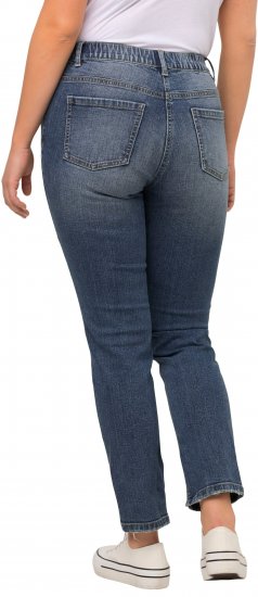 Ulla Popken Distressed Stretch Fit Sarah Jeans Blue Denim - Jeans & Broeken in Grote Maten – Plus Size - 