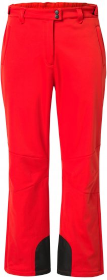 Ulla Popken Softshell Trousers Waterproof Zip Pockets Snow Gaiters Salsa - Jeans & Broeken in Grote Maten – Plus Size - 