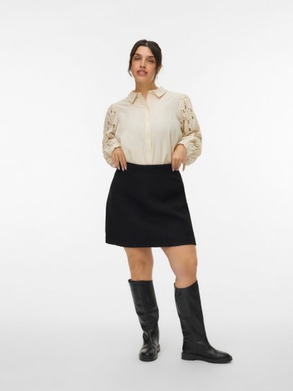 Vero Moda Fortune Eallison Short Skirt Black - Rokken - 