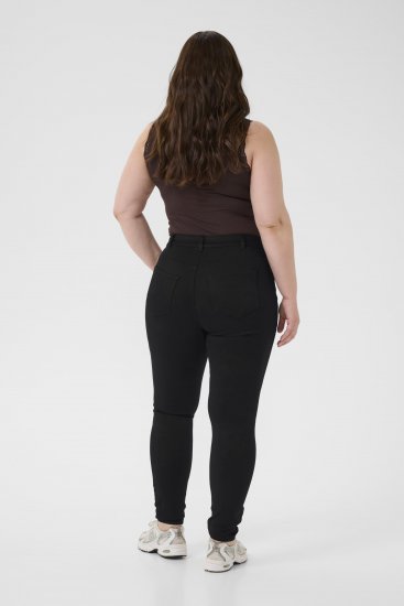 Kaffe Curve Lena Slim Jeans Black Deep - Jeans - 