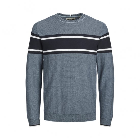Jack & Jones Logan Spring Knitted Pullover Turquoise - Sweaters & Hoodies - Sweaters & Hoodies Grote Maten Heren