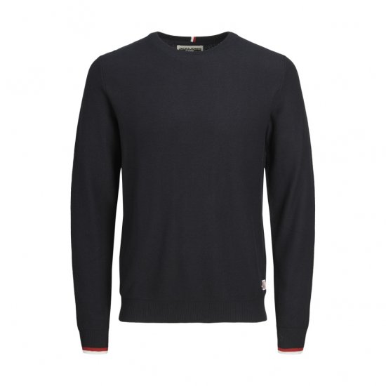 Jack & Jones Logan Spring Knitted Pullover Navy - Sweaters & Hoodies - Sweaters & Hoodies Grote Maten Heren