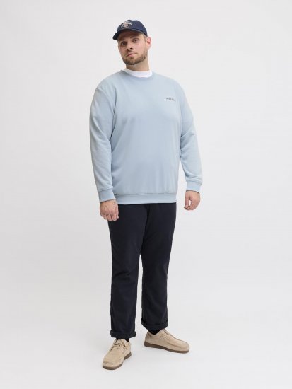 Jack & Jones Brandon Sweatshirt Blue - Sweaters & hoodies - Sweaters & Hoodies Grote Maten Heren
