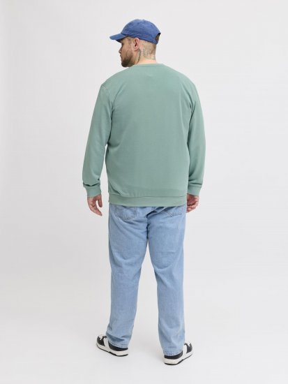 Jack & Jones Brandon Sweatshirt Turquoise - Sweaters & hoodies - Sweaters & Hoodies Grote Maten Heren