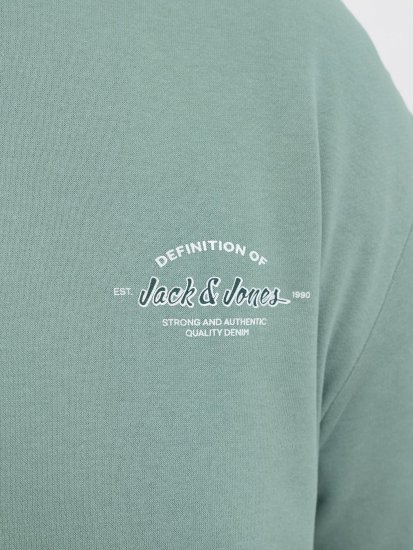 Jack & Jones Brandon Sweatshirt Turquoise - Sweaters & hoodies - Sweaters & Hoodies Grote Maten Heren