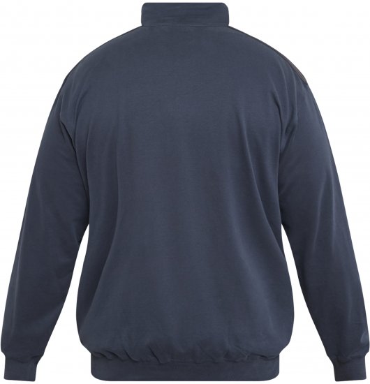 North Latitude 61140 Zacht Sweatvest Marineblauw - Sweaters & hoodies - Sweaters & Hoodies Grote Maten Heren