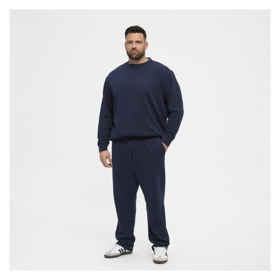 North Latitude Crew Neck Sweatshirt Navy - Sweaters & hoodies - Sweaters & Hoodies Grote Maten Heren