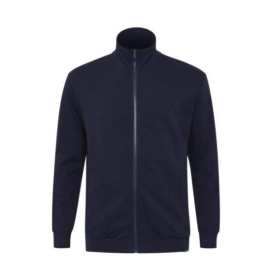 North Latitude Full-Zip Sweatshirt Navy Blue - Sweaters & hoodies - Sweaters & Hoodies Grote Maten Heren
