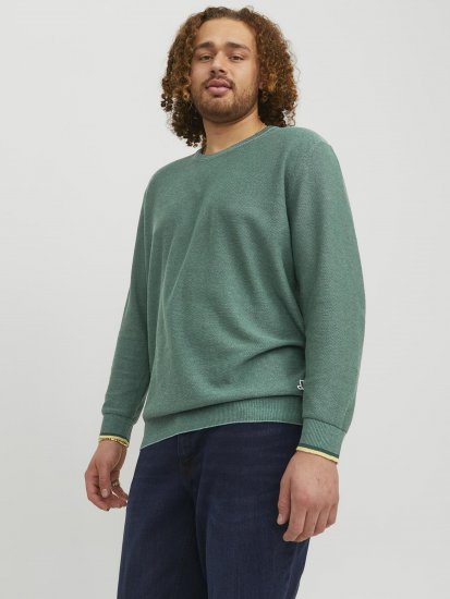 Jack & Jones Logan Spring Knitted Pillover Grey - Sweaters & hoodies - Sweaters & Hoodies Grote Maten Heren