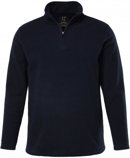 JP1880 Fleece Half-Zip Ultralight Navy - Sweaters & hoodies - Sweaters & Hoodies Grote Maten Heren