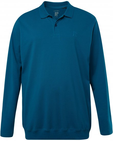JP1880 Polo Shirt Long Sleeve Blue - Polo shirts - Grote Maten Poloshirts Heren