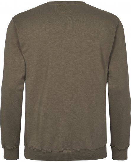 North Latitude Denim Logo Sweatshirt Dusty Olive Green TALL - TALL sweatshirts - TALL sweatshirts voor lange mannen