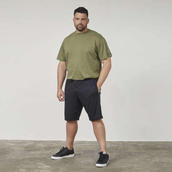 North Latitude 61334 Sweatshorts Zwart - Joggingbroeken & shorts - Joggingbroeken & Shorts Heren Grote Maten