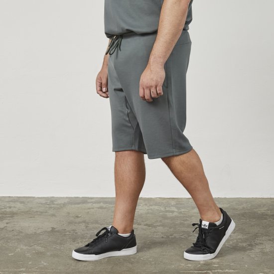 North Latitude 61334 Sweatshorts Donker Stofgroen - Joggingbroeken & shorts - Joggingbroeken & Shorts Heren Grote Maten