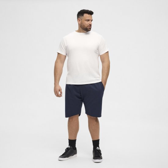 North Latitude Denim Sweatshorts Navy Blue - Joggingbroeken & shorts - Joggingbroeken & Shorts Heren Grote Maten