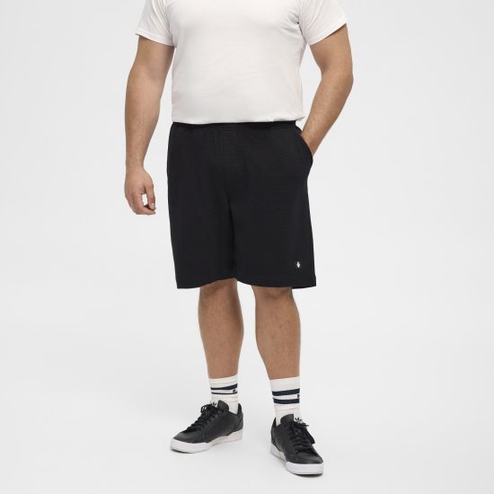 North Latitude Ottoman Sweatshorts Black - Joggingbroeken & shorts - Joggingbroeken & Shorts Heren Grote Maten