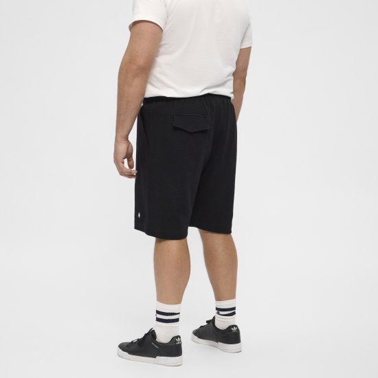 North Latitude Ottoman Sweatshorts Black - Joggingbroeken & shorts - Joggingbroeken & Shorts Heren Grote Maten