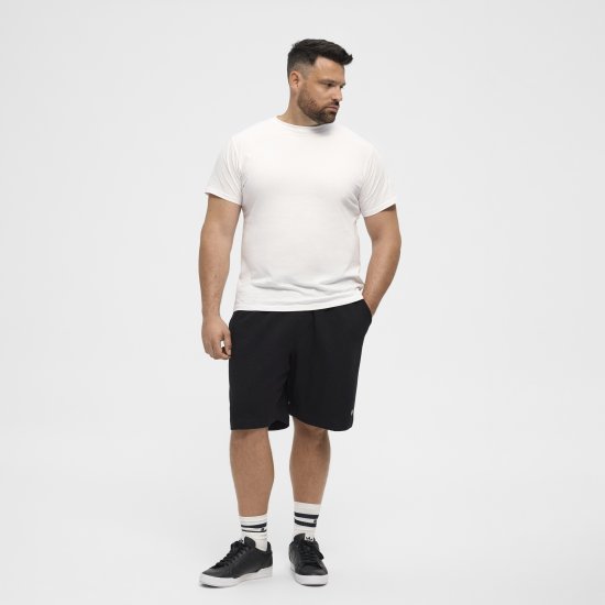 North Latitude Ottoman Sweatshorts Black - Joggingbroeken & shorts - Joggingbroeken & Shorts Heren Grote Maten