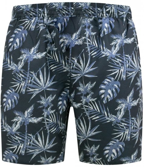 D555 Cleethorpes Hawaii Printed Swimshorts Navy - Zwembroeken - Grote Maten Zwembroeken Heren