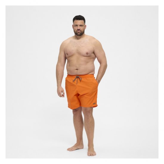 North Latitude Swimshorts Orange - Ondergoed & zwem - Grote Maten Ondergoed Heren